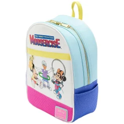 Disney - Mousercise 12” Faux Leather Mini Backpack