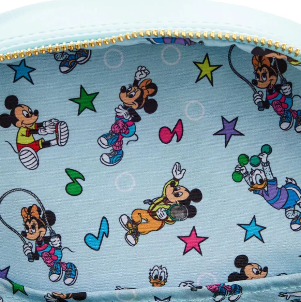 Disney - Mousercise 12” Faux Leather Mini Backpack