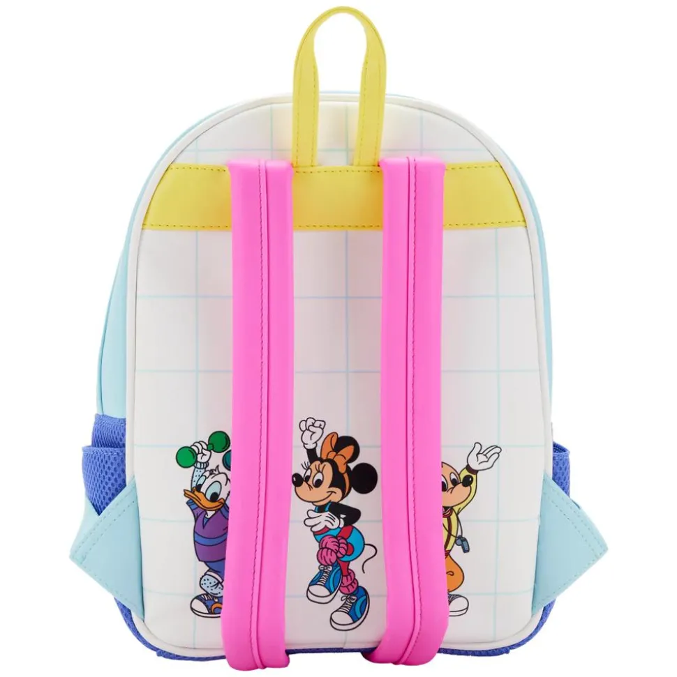 Disney - Mousercise 12” Faux Leather Mini Backpack