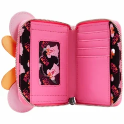 Disney - Pastel Ghost Minnie Mouse Glow in the Dark 4” Faux Leather Zip-Around Wallet