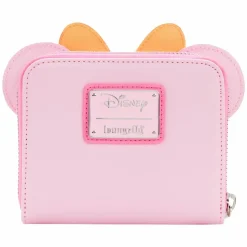 Disney - Pastel Ghost Minnie Mouse Glow in the Dark 4” Faux Leather Zip-Around Wallet