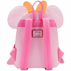 Disney - Pastel Ghost Minnie Mouse Glow in the Dark 11” Faux Leather Mini Backpack