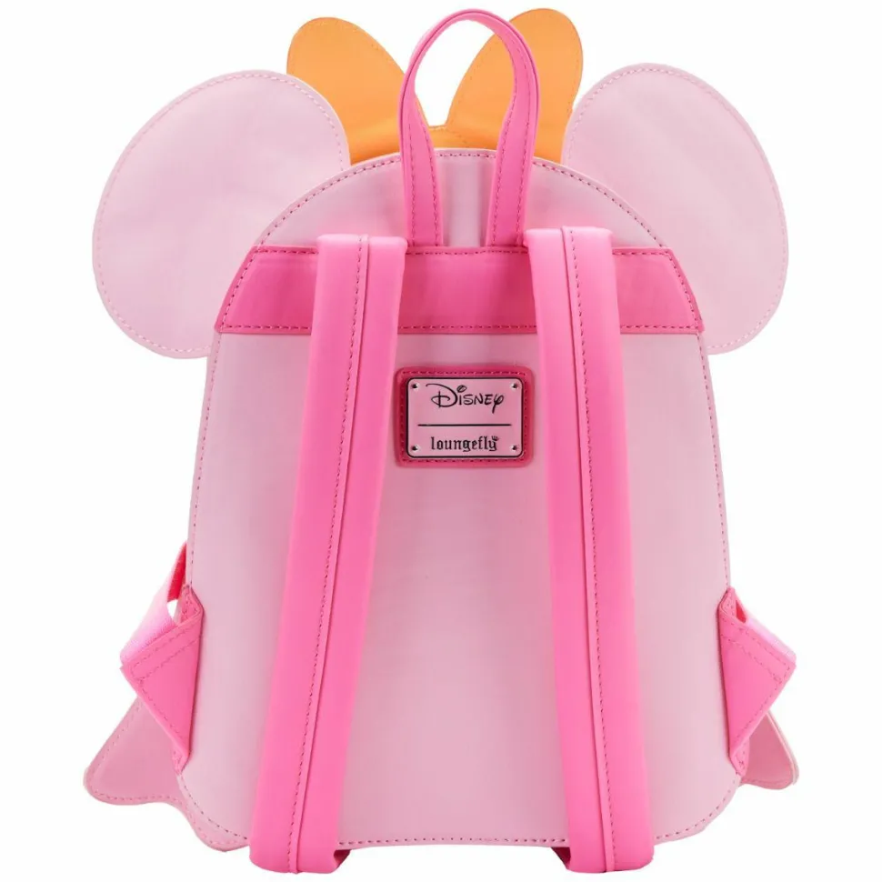 Disney - Pastel Ghost Minnie Mouse Glow in the Dark 11” Faux Leather Mini Backpack