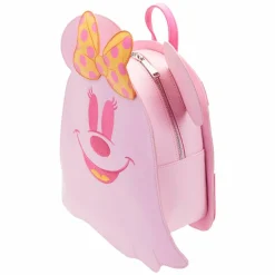 Disney - Pastel Ghost Minnie Mouse Glow in the Dark 11” Faux Leather Mini Backpack