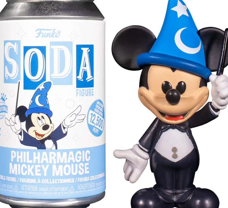 Disney - Philharmagic Mickey Mouse SODA Vinyl Figure in Collector Can (International Edition)