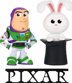 Disney - Pixar Characters Fest Collection #12 Buzz Lightyear, Alec Azam & Pixar Logo 2” PVC Figure 3-Pack