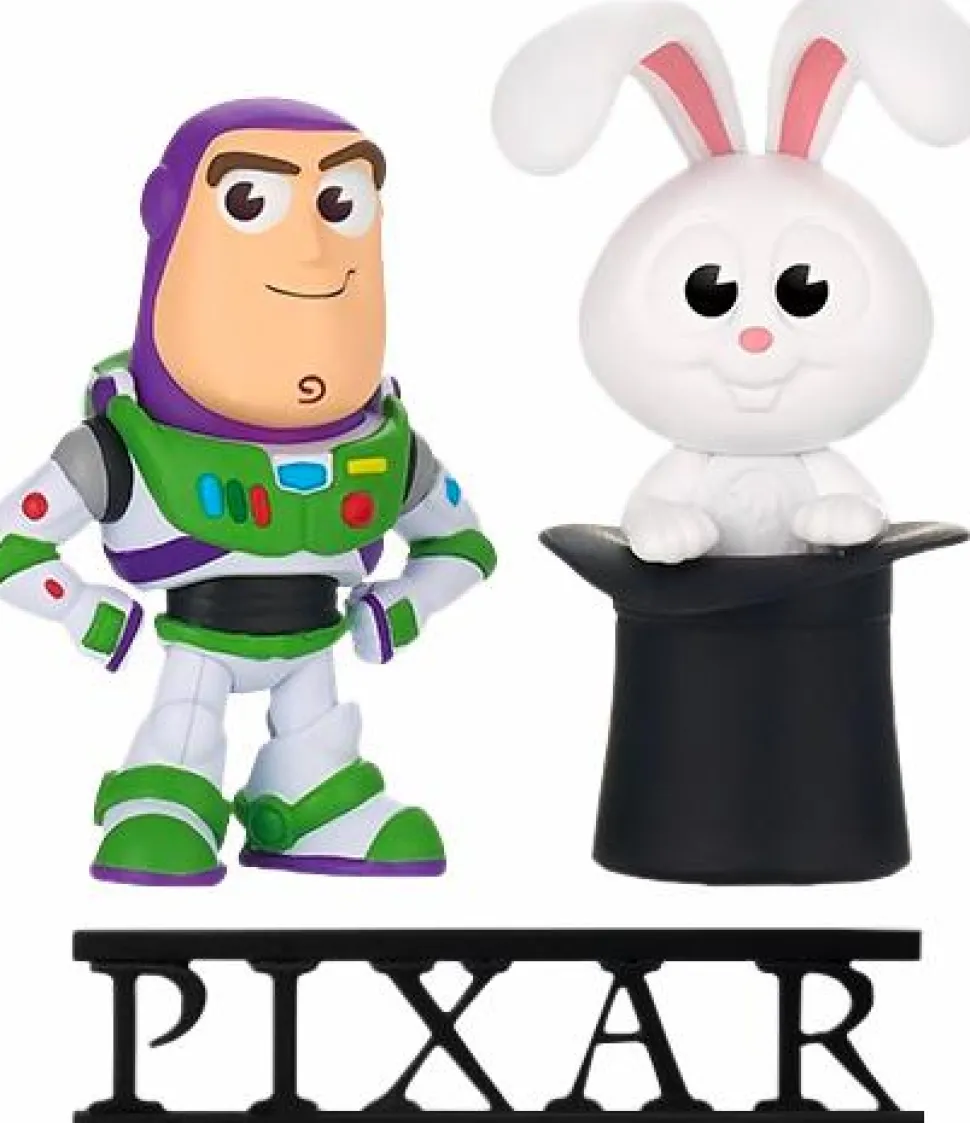 Disney - Pixar Characters Fest Collection #12 Buzz Lightyear, Alec Azam & Pixar Logo 2” PVC Figure 3-Pack