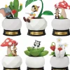 Disney - Pocket Plants Series Mini D-Stage 4" Diorama Statue 6-Pack