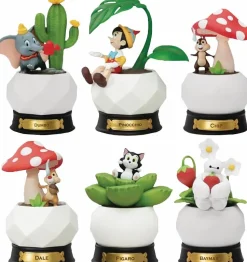 Disney - Pocket Plants Series Mini D-Stage 4" Diorama Statue 6-Pack
