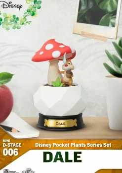 Disney - Pocket Plants Series Mini D-Stage 4" Diorama Statue 6-Pack
