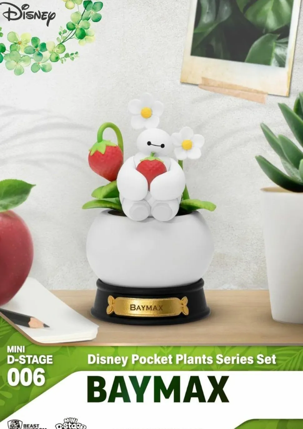Disney - Pocket Plants Series Mini D-Stage 4" Diorama Statue 6-Pack