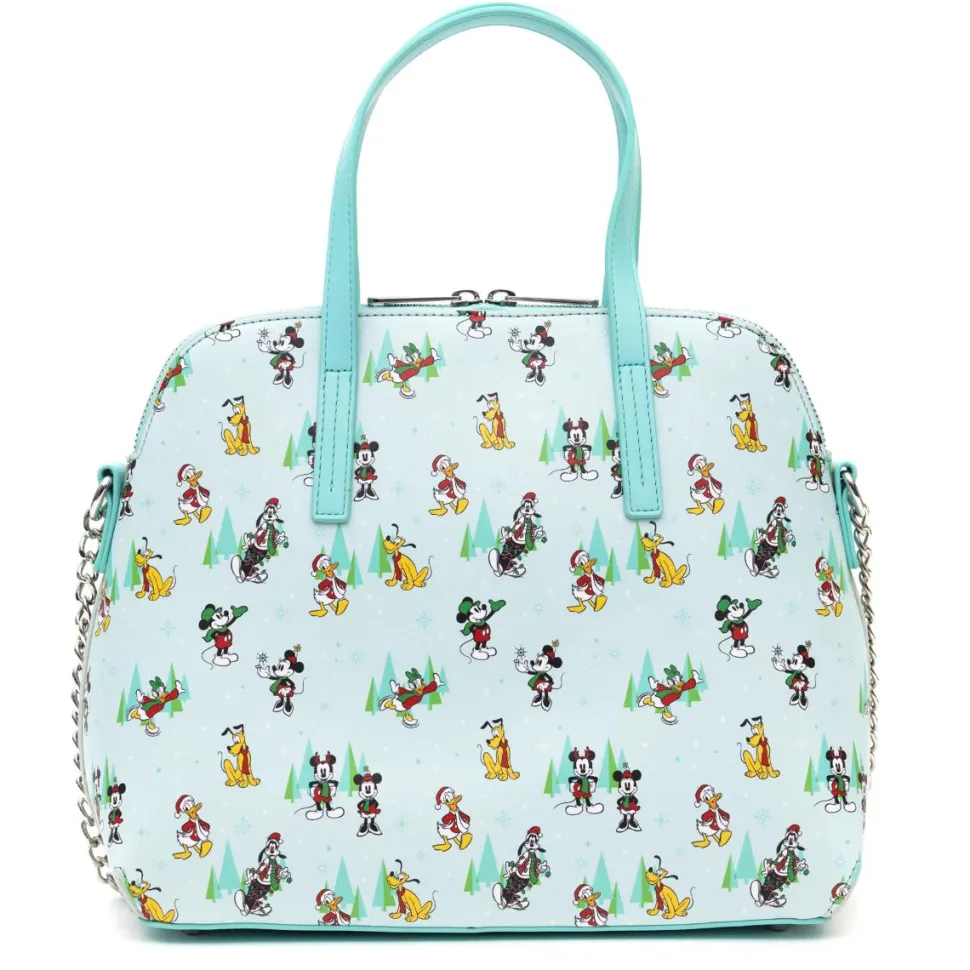 Disney - Sensational Six Holiday 9” Faux Leather Crossbody Bag