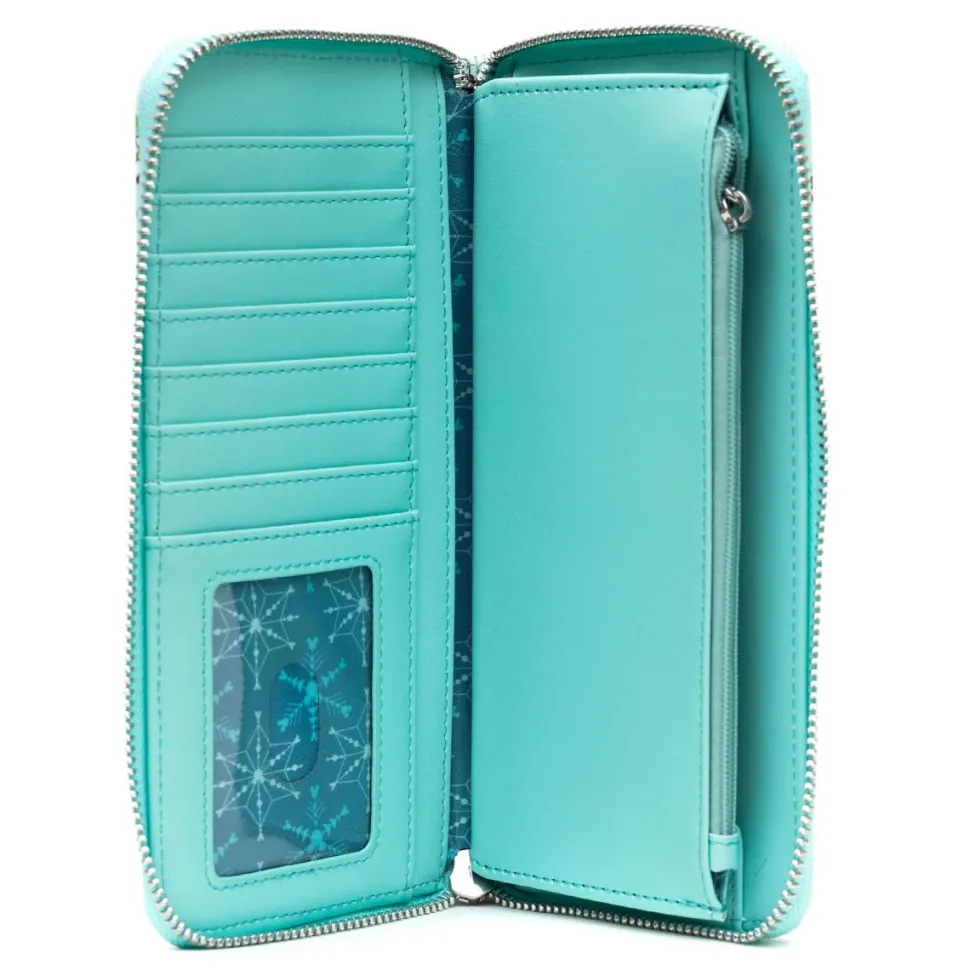 Disney - Sensational Six Holiday 4” Faux Leather Zip-Around Wallet
