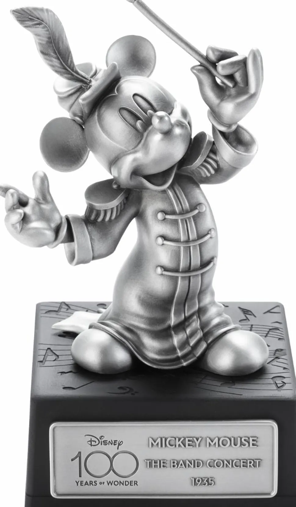 Disney - 100th Anniversary 1935 The Band Concert Mickey Mouse Limited Edition 7.5” Pewter Statue