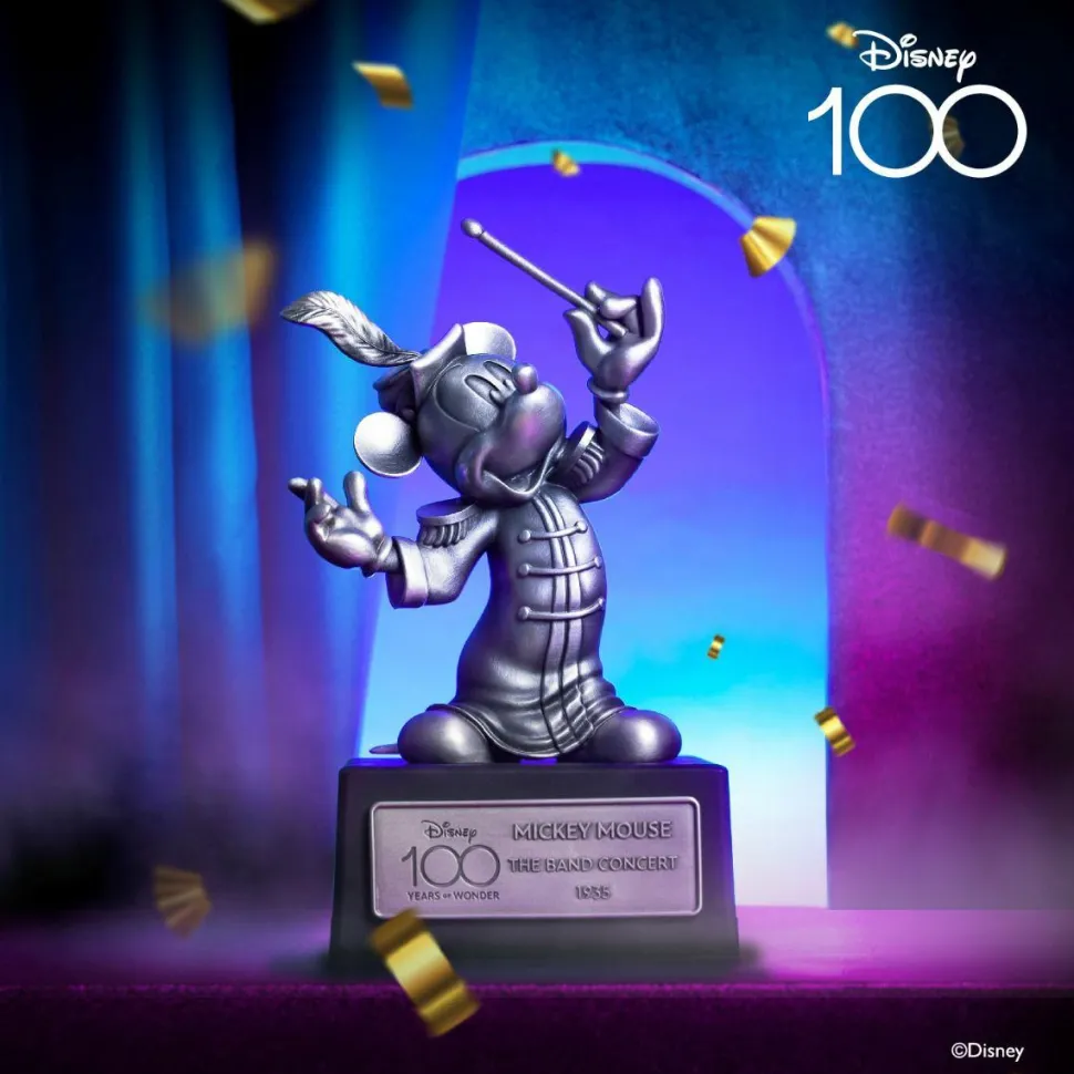 Disney - 100th Anniversary 1935 The Band Concert Mickey Mouse Limited Edition 7.5” Pewter Statue