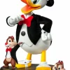 Disney - Tuxedo Donald Duck with Chip 'n Dale Master Craft Special Edition 15" Statue