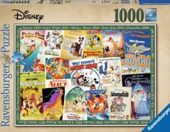 Disney - Vintage Movie Posters 1000 Piece Jigsaw Puzzle