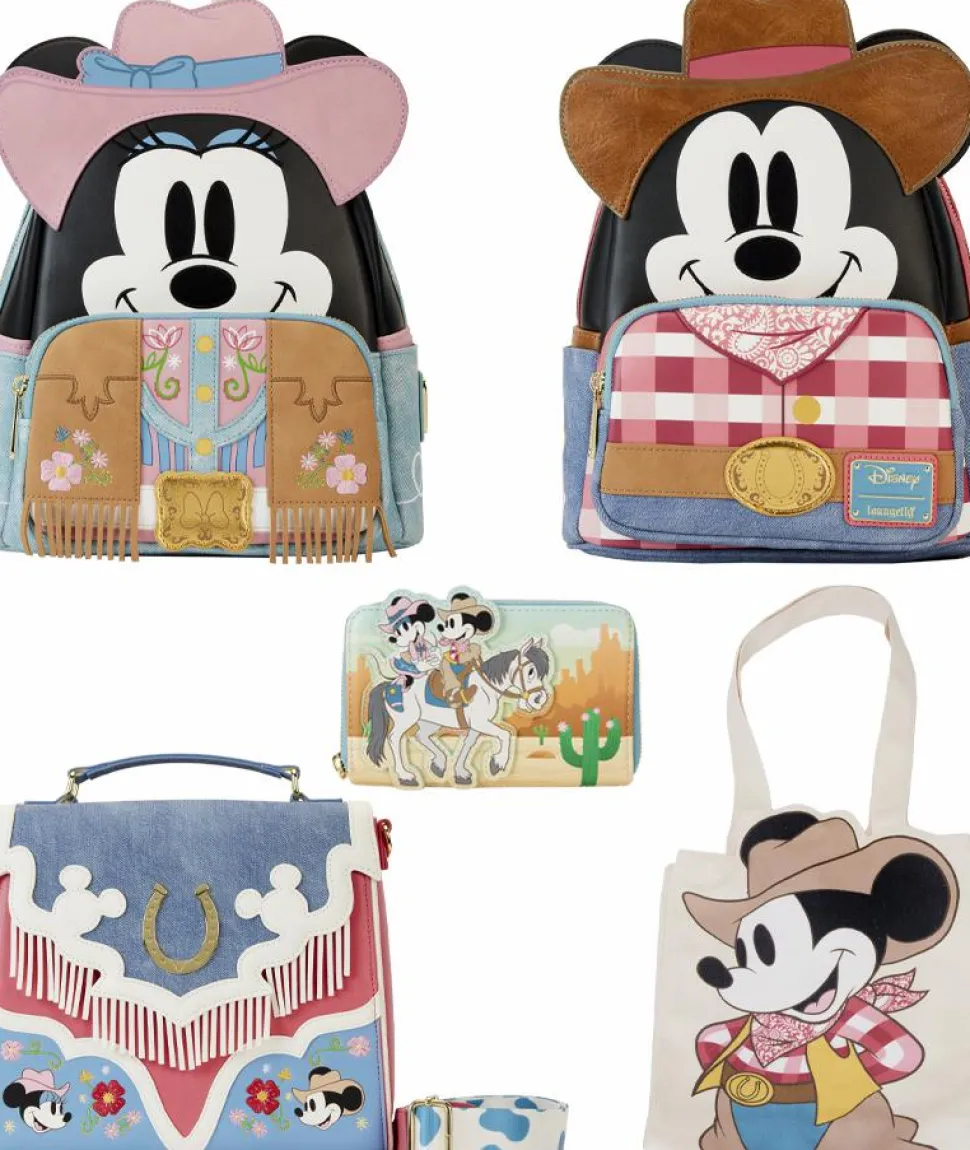 Disney - Western Mickey & Minnie Accessory Bundle (Set of 5)
