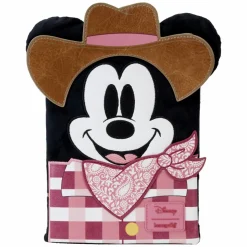 Disney - Western Mickey Mouse Plush 8" Journal