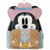 Disney - Western Minnie Mouse Cosplay 10" Faux Leather Mini Backpack