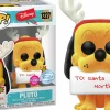 Disney: Holiday - Pluto Flocked Pop! Vinyl Figure