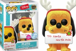 Disney: Holiday - Pluto Flocked Pop! Vinyl Figure