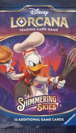 Disney Lorcana - Trading Card Game Set 5 Shimmering Skies Booster Pack (12 Cards)