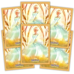 Disney Lorcana - Trading Card Game Set 7 Archazia's Island Cinderella: Ballroom Sensation Standard Deck Protector Card Sleeves (65 Count)