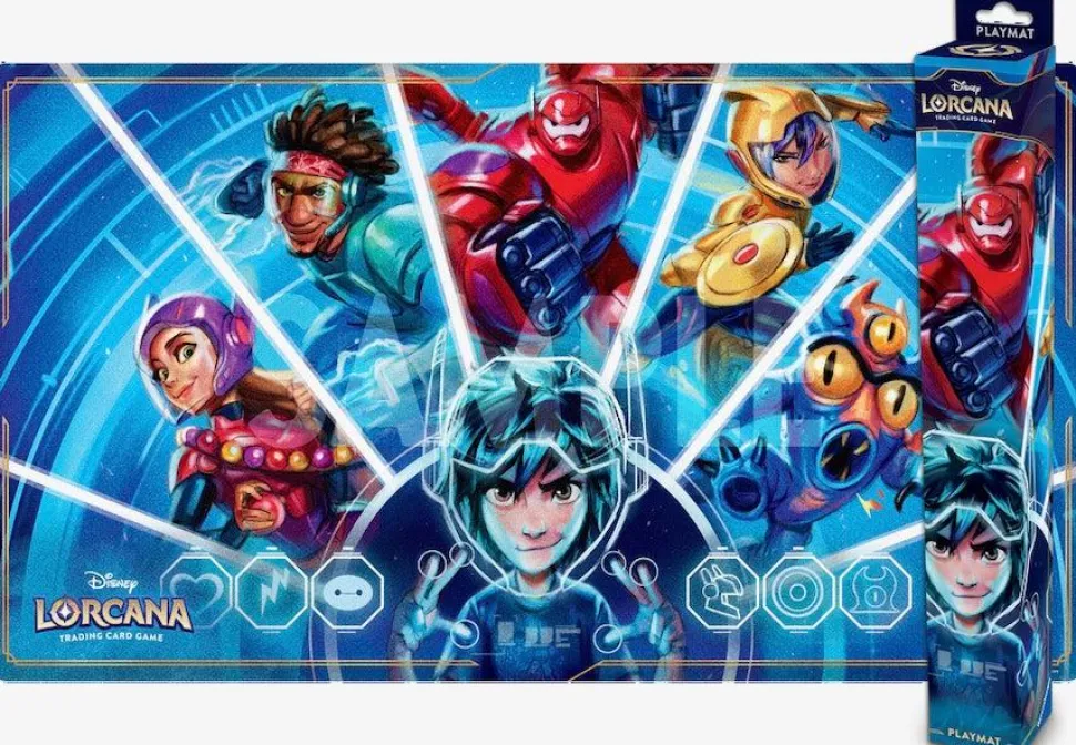 Disney Lorcana - Trading Card Game Set 7 Archazia's Island Big Hero 6: We Could Be Immortals Playmat