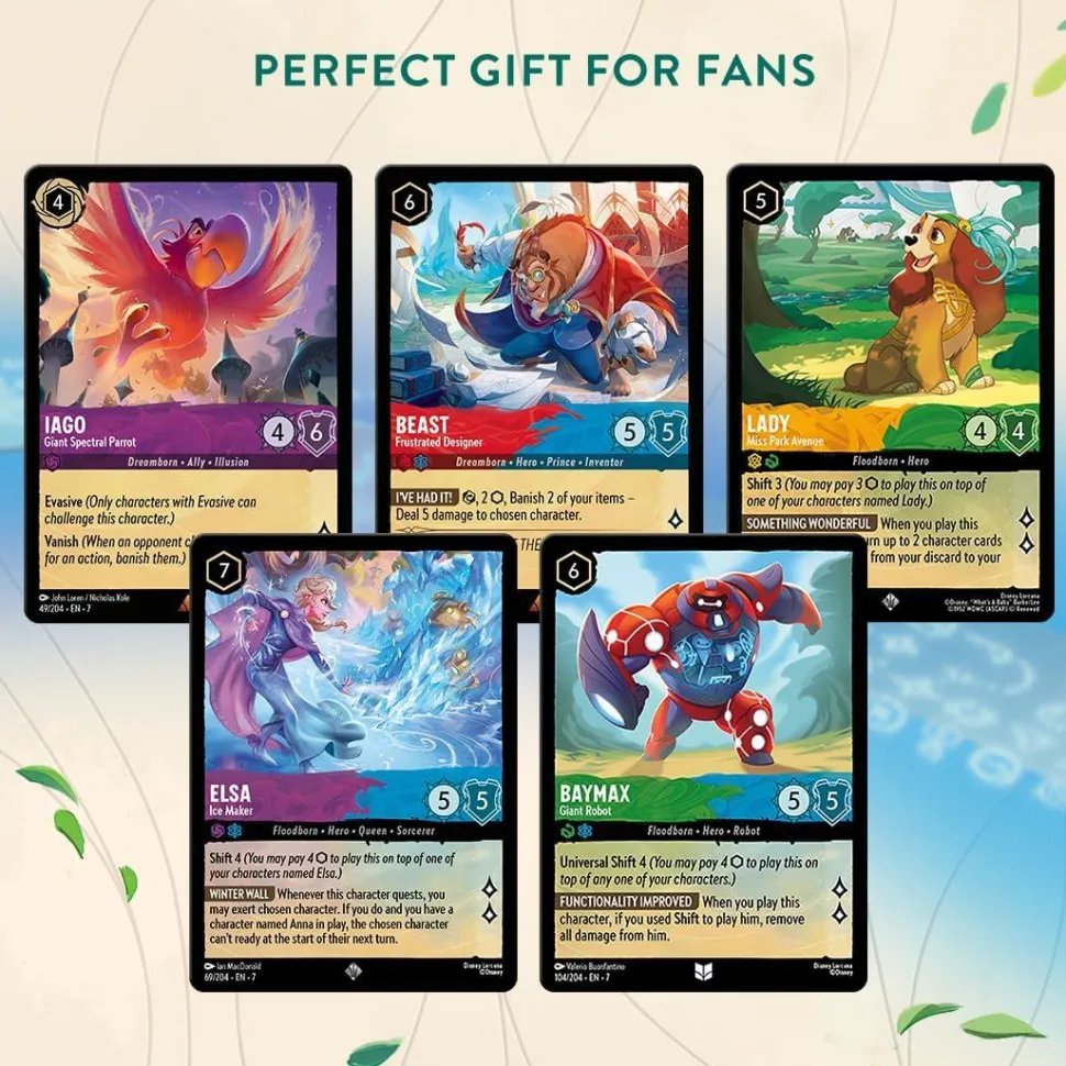 Disney Lorcana - Trading Card Game Set 7 Archazia's Island An Inventive Pair Single-Player Starter Deck