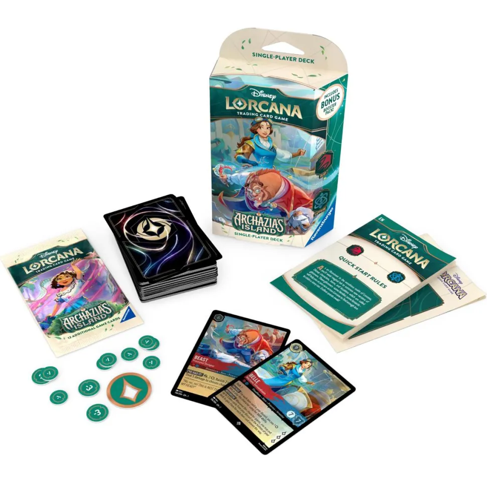 Disney Lorcana - Trading Card Game Set 7 Archazia's Island An Inventive Pair Single-Player Starter Deck
