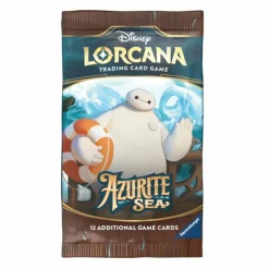 Disney Lorcana - Trading Card Game Set 6 Azurite Sea Booster Pack (12 Cards)