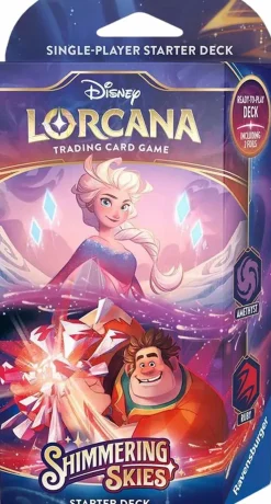 Disney Lorcana - Trading Card Game Set 5 Shimmering Skies Ready to Let Loose Starter Deck