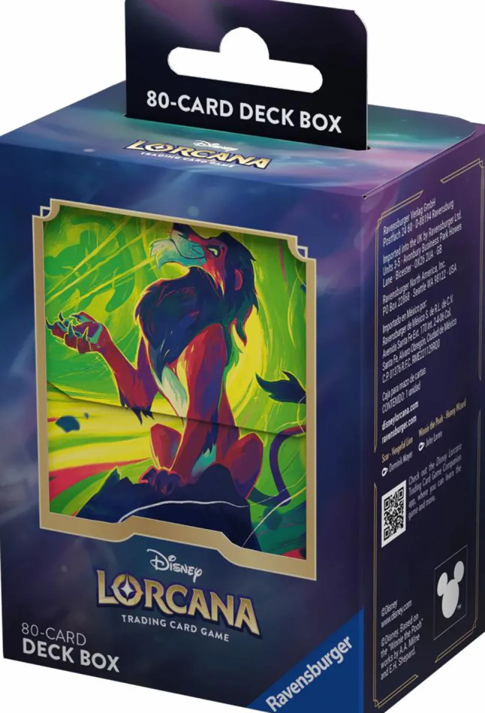 Disney Lorcana - Trading Card Game Set 6 Azurite Sea Scar Deck Box