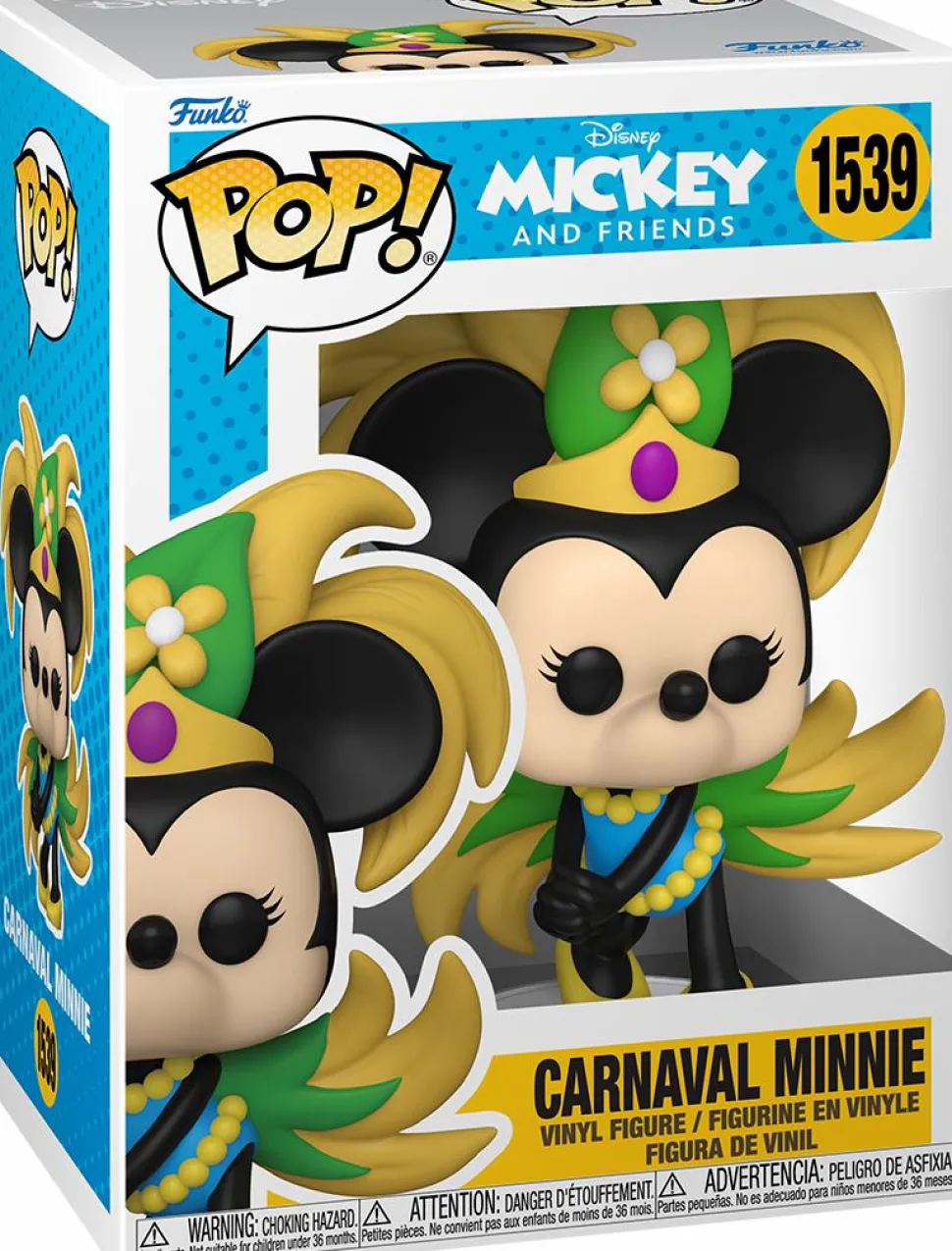 Disney: Mickey and Friends - Carnaval Minnie Pop! Vinyl Figure