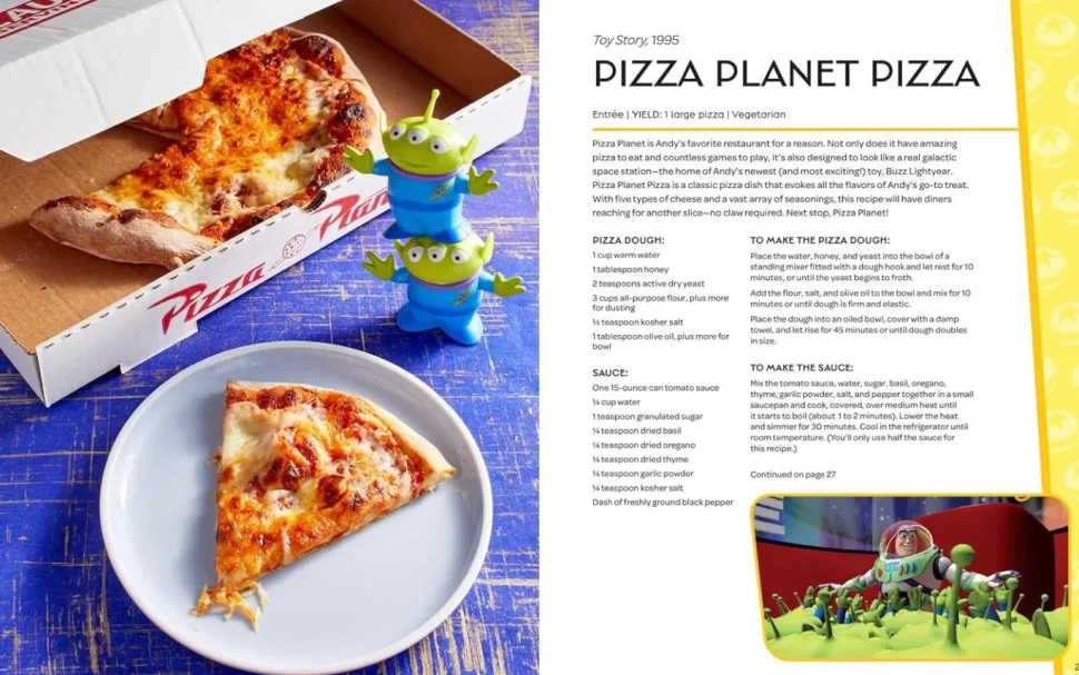 Disney Pixar - The Official Cookbook Hardcover Book