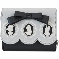 Disney Princess - Cameo Porcelain Portraits 4" Faux Leather Zip-Around Wallet