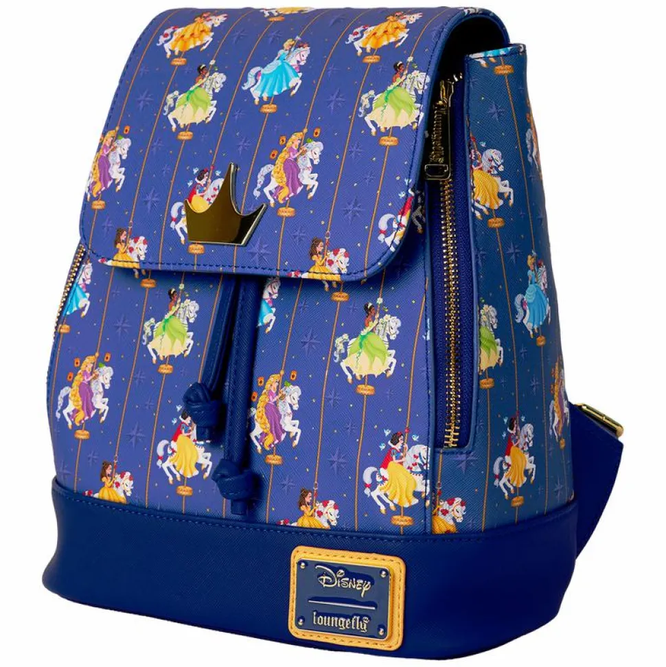 Disney Princess - Carousel 10" Faux Leather Mini Backpack