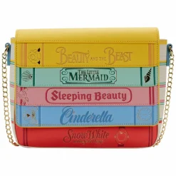 Disney Princess - Classic Books 8” Faux Leather Crossbody Bag