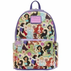 Disney Princess - Groovy Princess 11” Faux Leather Mini Backpack