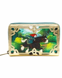 Disney Princess - Merida Stories 4” Faux Leather Zip-Around Wallet