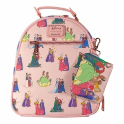 Disney Princess - Mothers & Daughters 12” Faux Leather Mini Backpack with Coin Purse