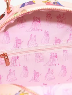 Disney Princess - Mothers & Daughters 12” Faux Leather Mini Backpack with Coin Purse