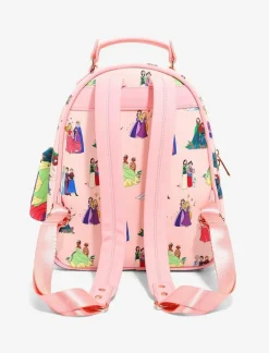 Disney Princess - Mothers & Daughters 12” Faux Leather Mini Backpack with Coin Purse