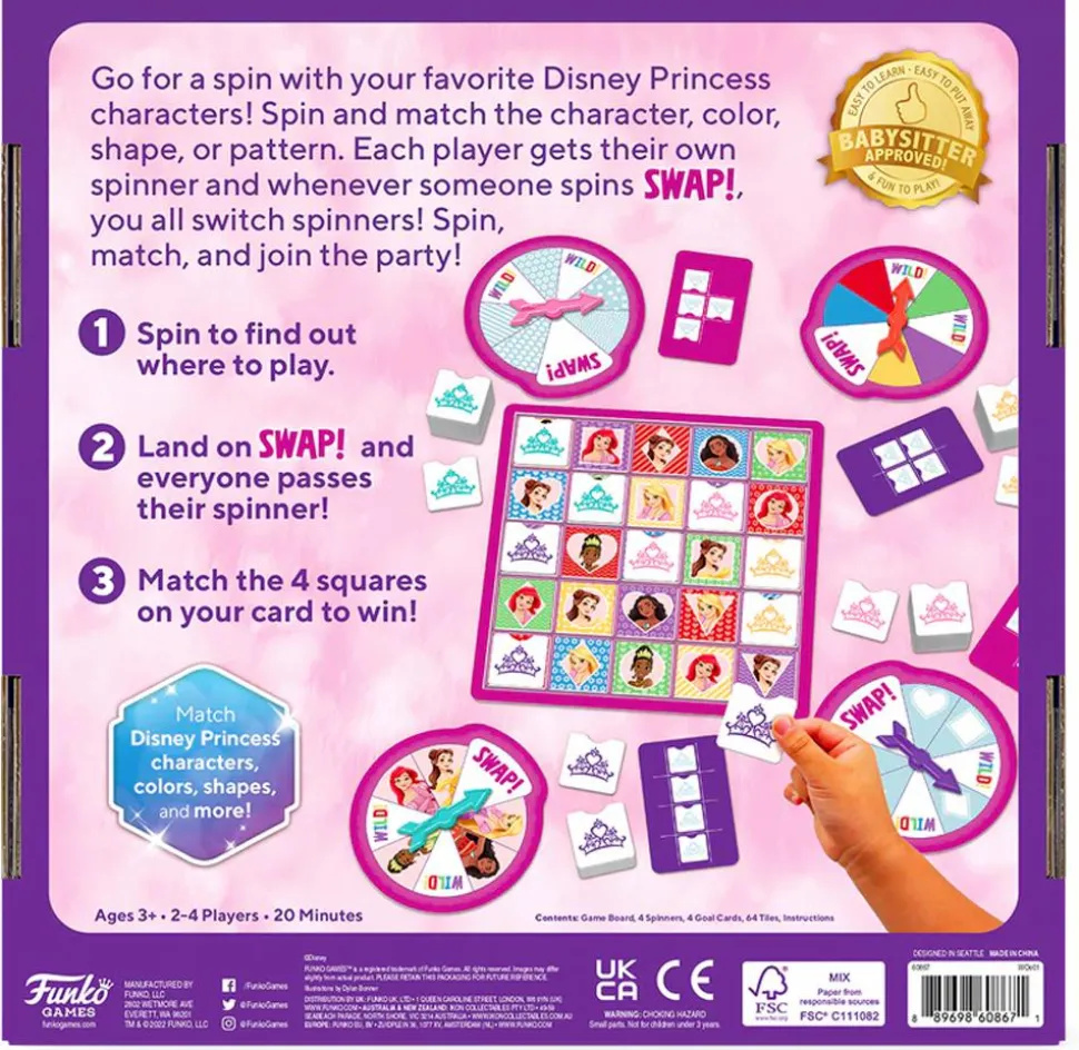 Disney Princess - Pattern Party Game