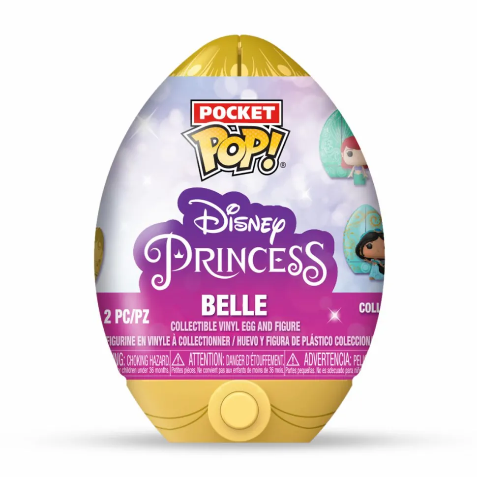 Disney Princess - Pocket Pop! Vinyl Figure in Easter Egg (Display of 12 Units)