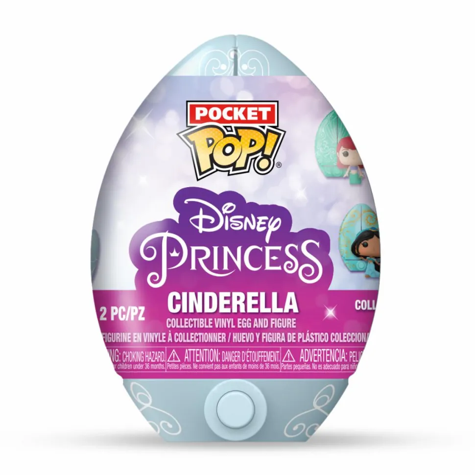 Disney Princess - Pocket Pop! Vinyl Figure in Easter Egg (Display of 12 Units)