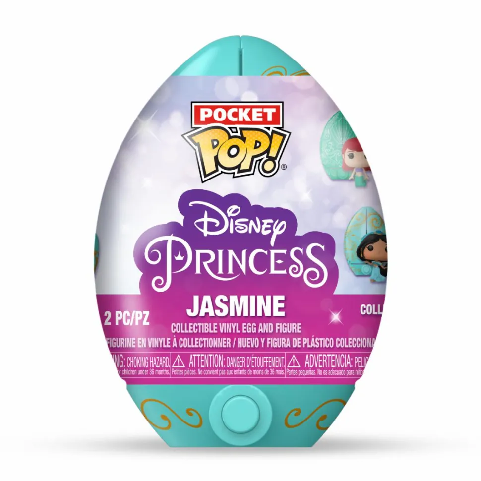 Disney Princess - Pocket Pop! Vinyl Figure in Easter Egg (Display of 12 Units)