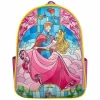 Disney Princess - Sleeping Beauty Stain Glass 12” Faux Leather Mini Backpack