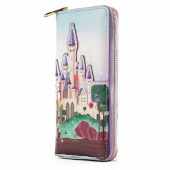 Disney Princess - Sleeping Beauty Castle 4” Faux Leather Zip-Around Wallet